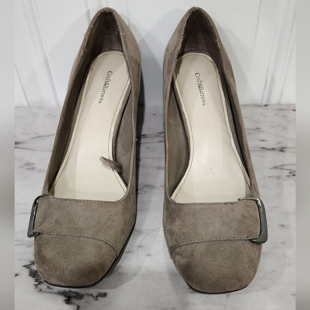 Croft & Barrow® Marisa Stone ( Grey ) Dress Women's Heels Shoes size 9